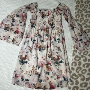 ‼️SOLD‼️ SHEIN Satin Floral Dress